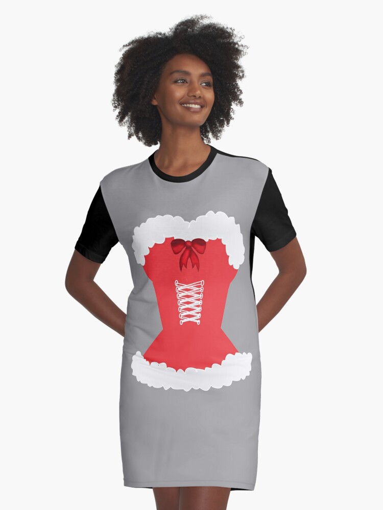 christmas t shirt dress