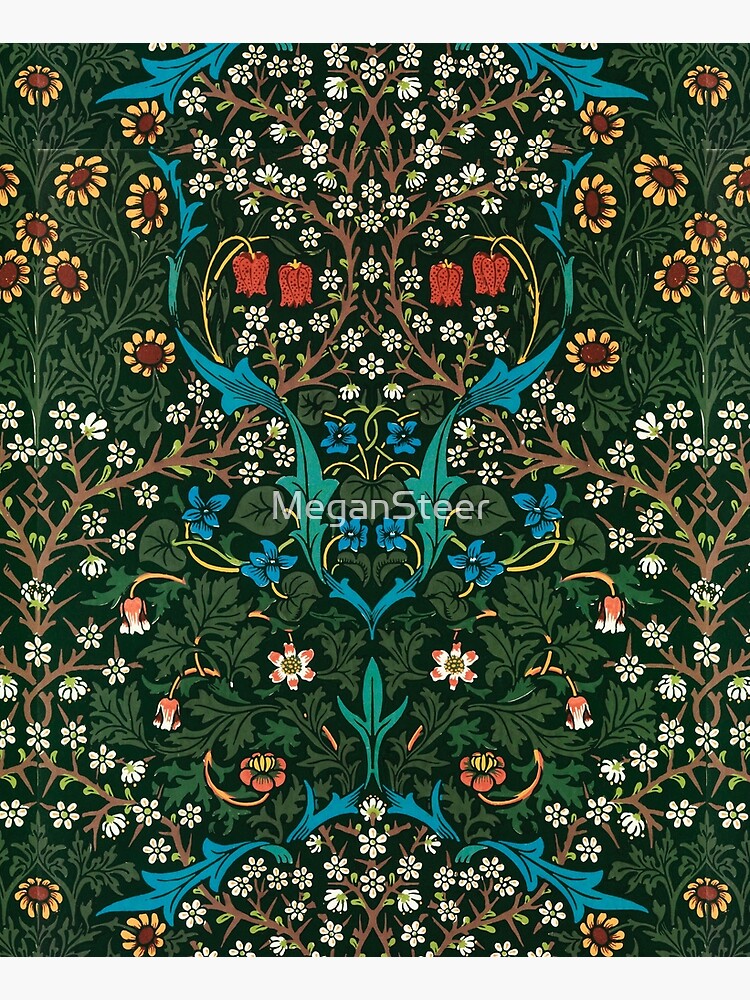 Thumbnail 6 of 6, Apron, Blackthorn by William Morris, 1892 designed and sold by MeganSteer.