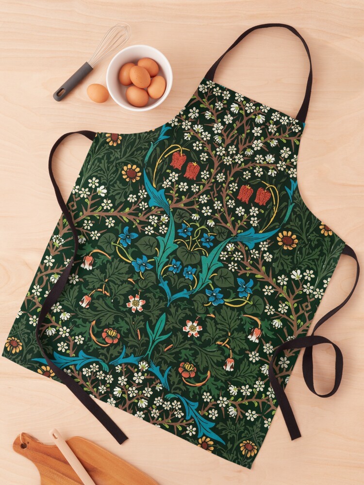 Thumbnail 1 of 6, Apron, Blackthorn by William Morris, 1892 designed and sold by MeganSteer.