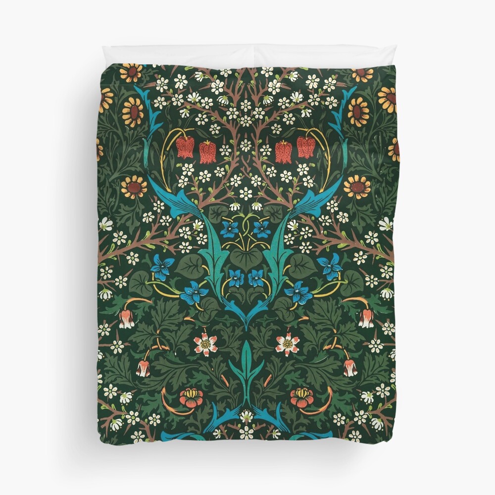 Blackthorn by William Morris, 1892 Duvet Cover
