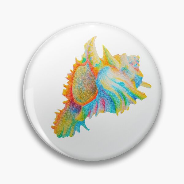 Item preview, Colorful Rainbow Seashell designed and sold by AllisonDelDuca.