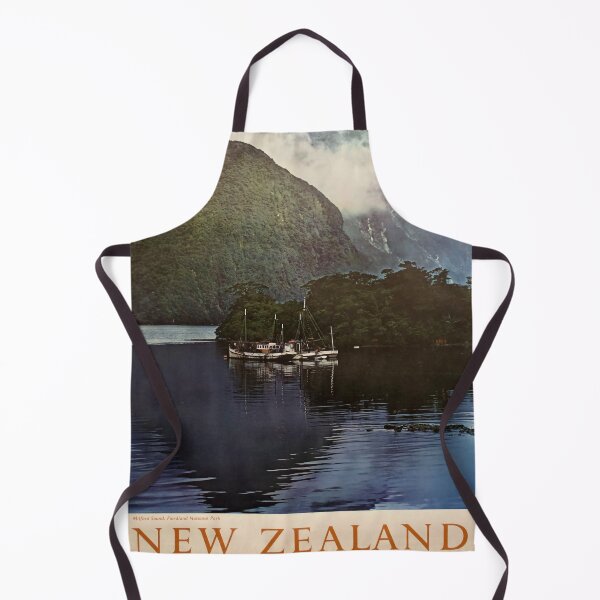 Artikelvorschau, New Zealand vintage travel poster entworfen und verkauft von stickart-marek.
