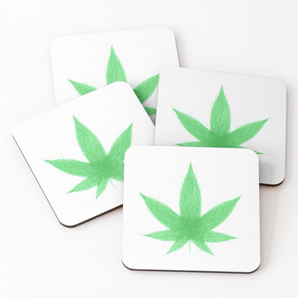 Item preview, Green Bezier Weed Leaf  designed and sold by Cloudy--Skies.