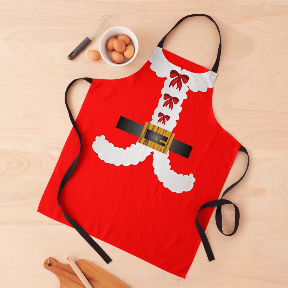 Mrs Claus Aprons Sexy Funny Digital Printed Mrs Claus Apron For