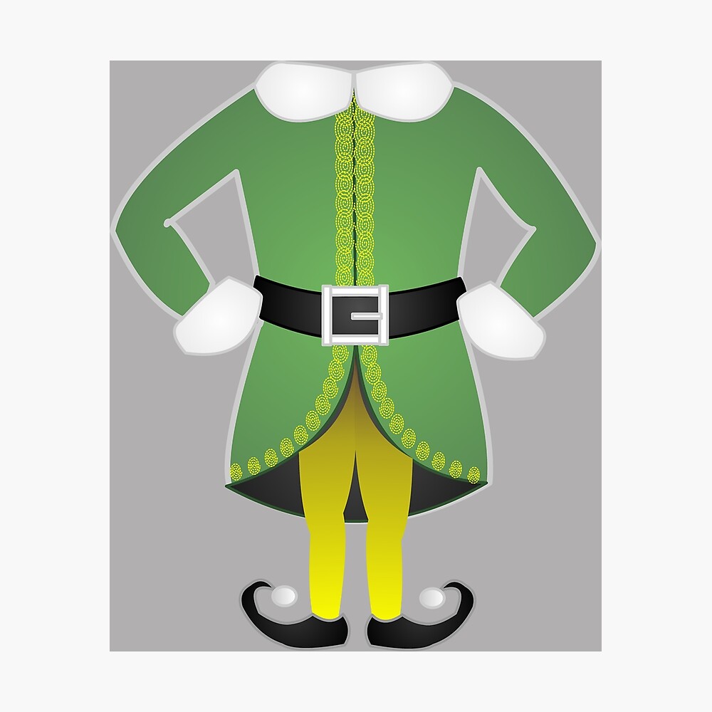 cute cartoon christmas santa's helper elf costume
