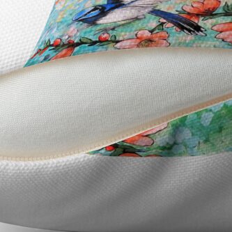 Alternate view of Colours of the Garden Floor Pillow