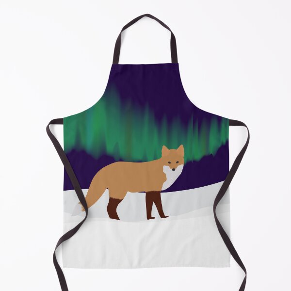 Item preview, Snowy Fox Aurora Borealis designed and sold by rayokay.