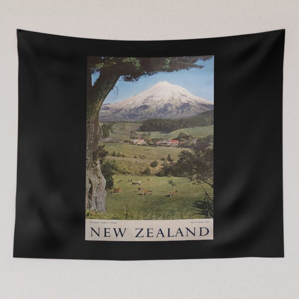 Artikelvorschau, New Zealand vintage travel poster entworfen und verkauft von stickart-marek.