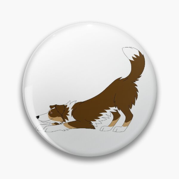 Item preview, Tricolour Chocolate Border Collie Yoga  designed and sold by S-ivanov.
