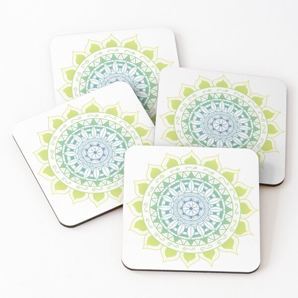 Item preview, Green and Blue Mandala designed and sold by passionatelyem.