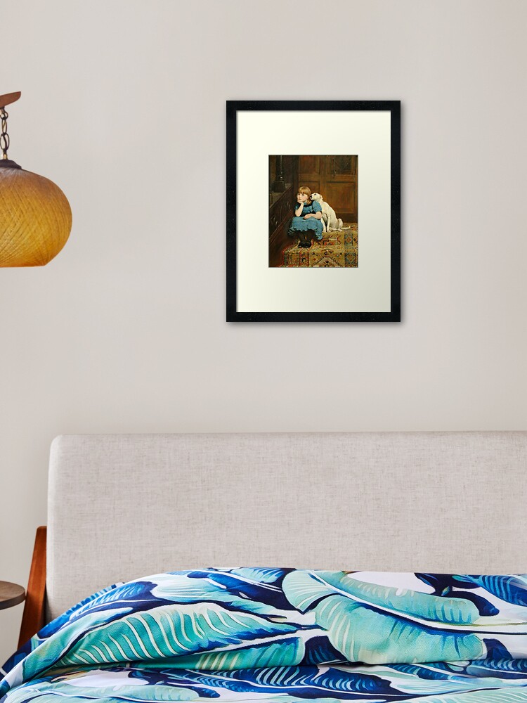 Sympathy by Briton buy Riviere Framed Art Print