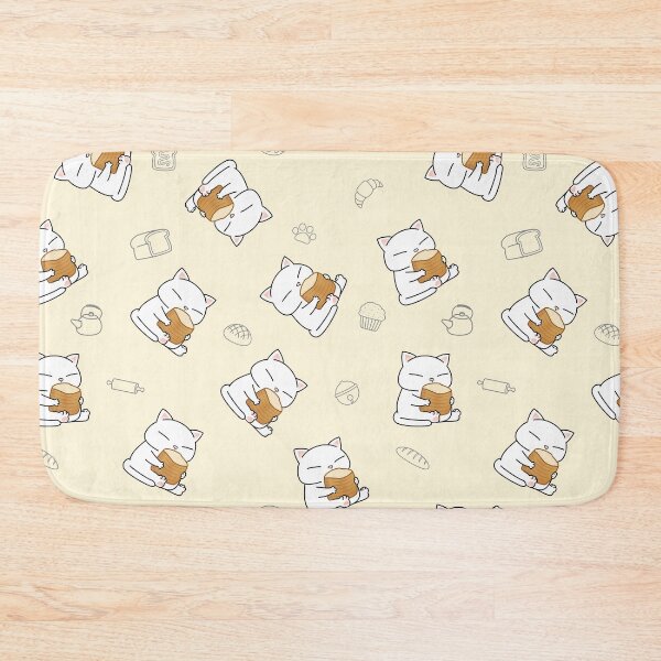 Item preview, White Chubby Cat Toast designed and sold by Takeda-art.