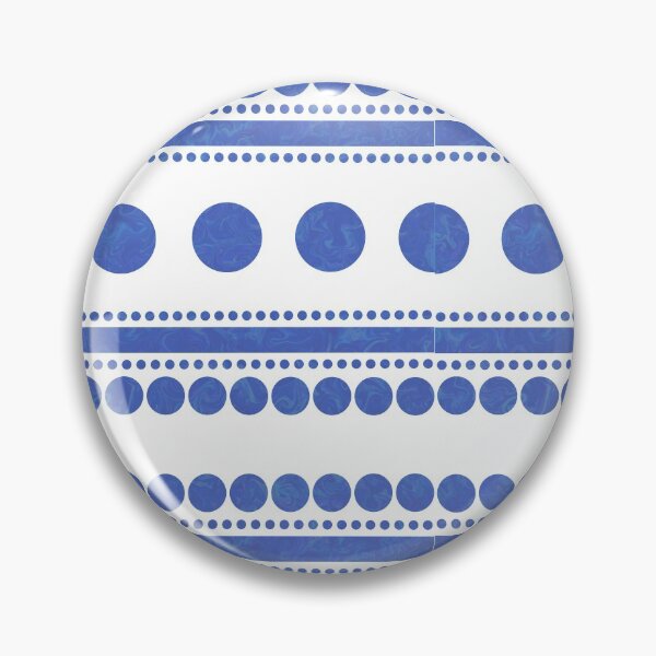 Item preview, Blue Dots And Stripes Pattern designed and sold by MFGB-Creations.