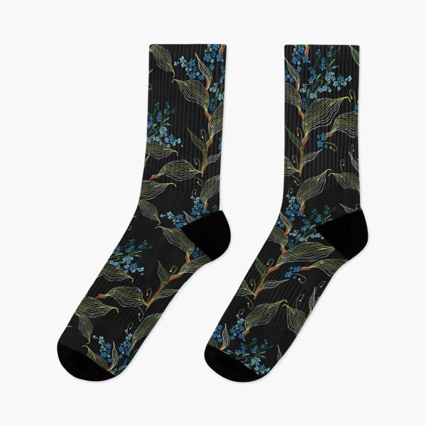 Item preview, Embroidery blue meadow herbs  designed and sold by matrioshka.