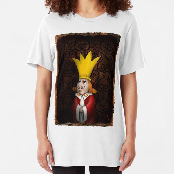 the King and i - king of hearts - alice in wonderland Slim Fit T-Shirt