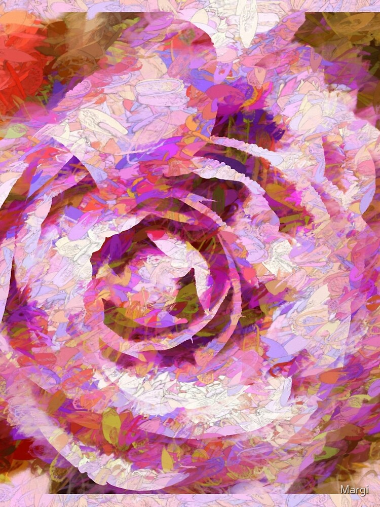 Thumbnail 5 of 5, A-Line Dress, ABSTRACT ROSE designed and sold by Margi.