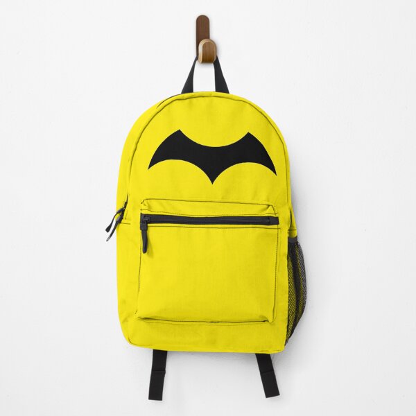 Item preview, Iconic Minimal Bat Logo (Black on Yellow) (Hero design nerdy geeky comicbooks gift for Covid19 quarantine 2020) designed and sold by frikybomb.