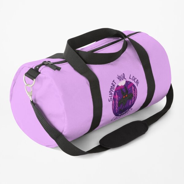 Support Your Local Cryptids- Mothman Duffle Bag