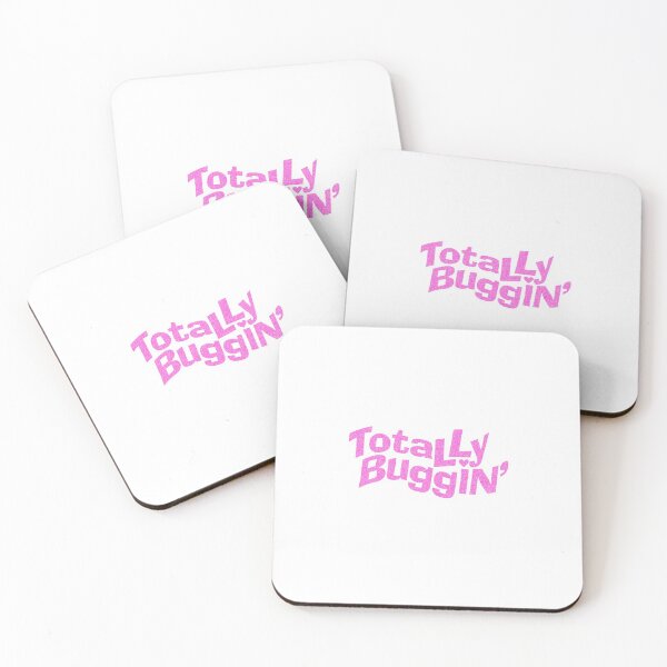 Item preview, Totally Buggin' Pink Sparkly Clueless Sticker designed and sold by Margaret Bone.