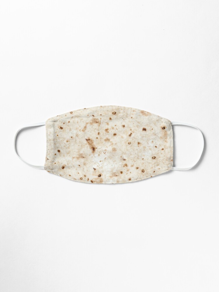 Alternate view of flour tortilla burrito Mask