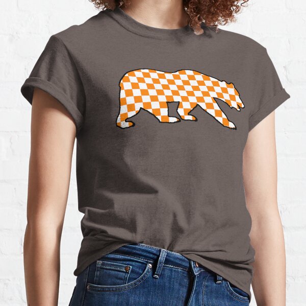 orange checkerboard shirt