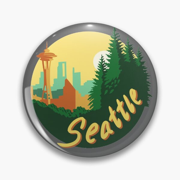 Seattle Overlook Pin
