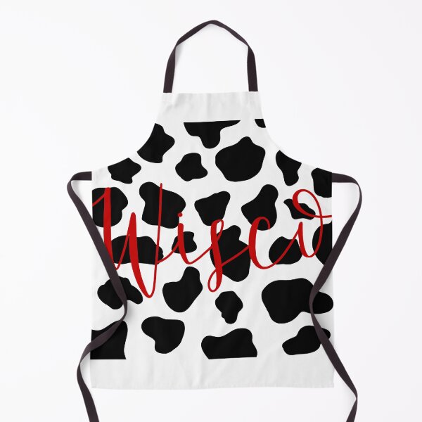 Item preview, Wisconsin, Wisco, Cow Print Calligraphy designed and sold by Mallory Marchese.