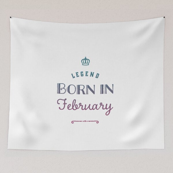 Item preview, Legend Born In February (It's Your Birthday) designed and sold by NebulaDesigns86.