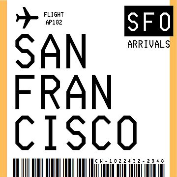 Artwork thumbnail, San Francisco Mini Boarding Pass by agethegreat