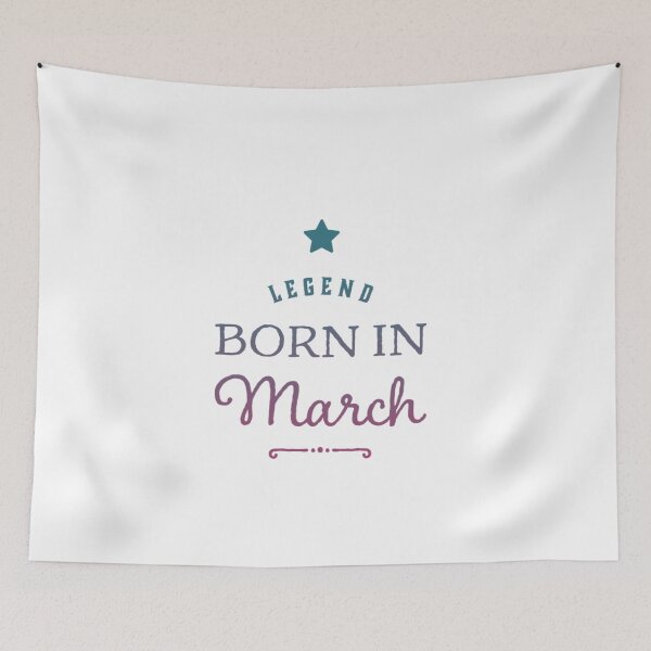 Item preview, Legend Born In March (It's Your Birthday) designed and sold by NebulaDesigns86.