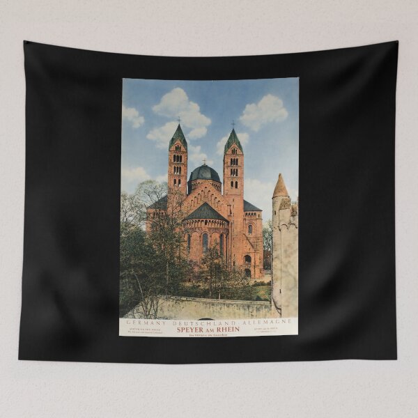 Item preview, Speyer am Rhein vintage travel poster designed and sold by stickart-marek.