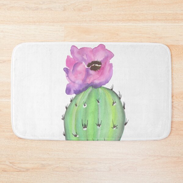 Item preview, Barrel Cactus with Flower designed and sold by brittsbotanical.
