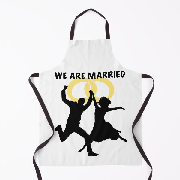 Item preview, We are married man and woman Black designed and sold by Zwuck.