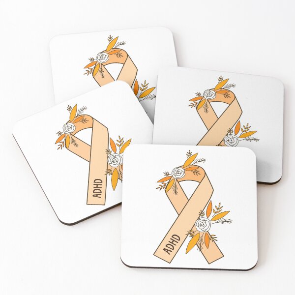 Item preview, ADHD Awareness, Orange Ribbon, Attention deficit hyperactivity disorder designed and sold by lozo828.