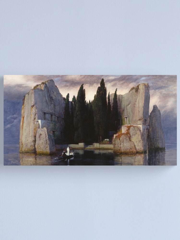 Alternate view of The Isle of the Dead - Arnold Bocklin - 1883 Canvas Print