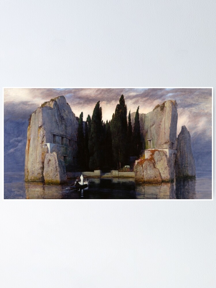 The Isle Of The Dead Arnold Bocklin 18 Poster By Cjet Redbubble