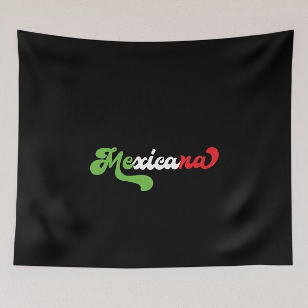 Item preview, Curvy Letter Mexicana T Shirt designed and sold by Mexikawaii.