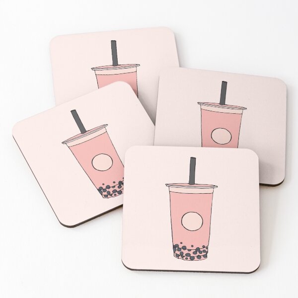Item preview, Pink Boba Bubble Tea Drink designed and sold by murialbezanson.