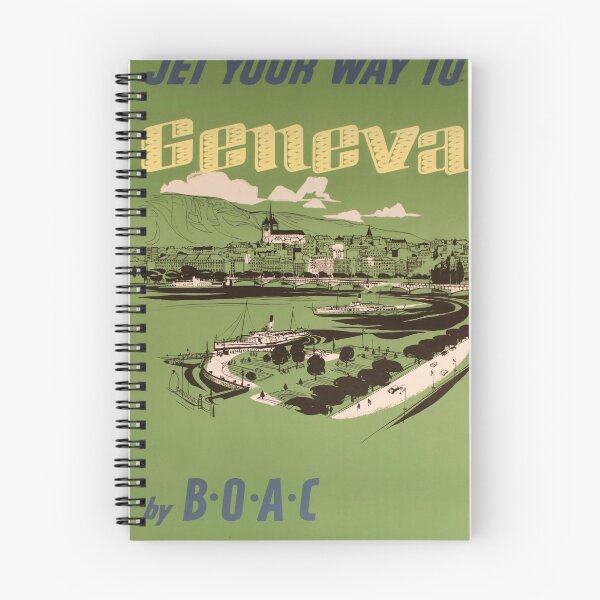 Artikelvorschau, Geneva vintage travel poster entworfen und verkauft von stickart-marek.