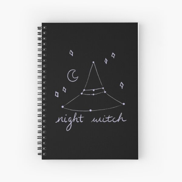 Night Witch Spiral Notebook
