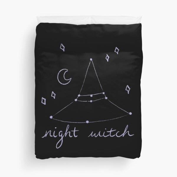 Night Witch Duvet Cover