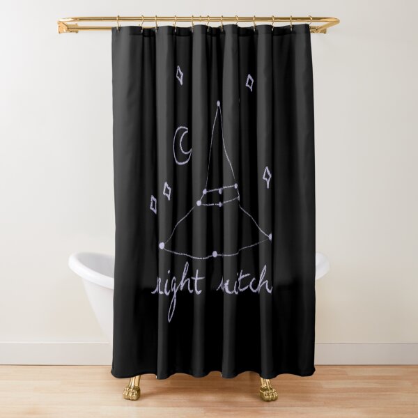 Night Witch Shower Curtain