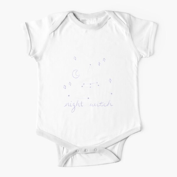 Night Witch Short Sleeve Baby One-Piece
