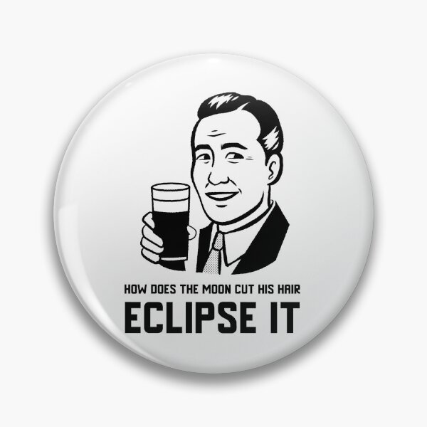 Artikelvorschau, Mondhaarschnitt Eclipse Witz entworfen und verkauft von Beenshirts99.