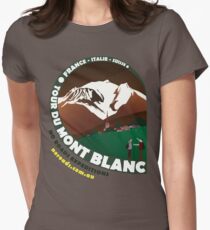Tour du Mont Blanc Women's Fitted T-Shirt