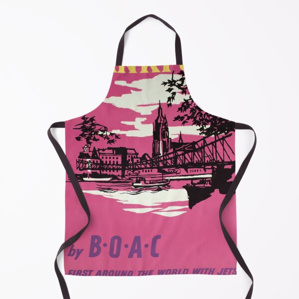 Item preview, Frankfurt vintage travel poster designed and sold by stickart-marek.