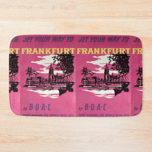 Item preview, Frankfurt vintage travel poster designed and sold by stickart-marek.