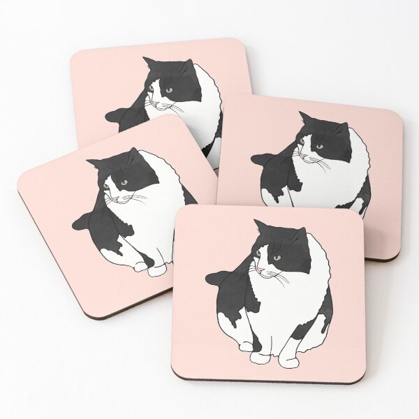 Item preview, Black and White Cat designed and sold by murialbezanson.