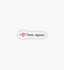 I 'heart' Time-lapses Sticker