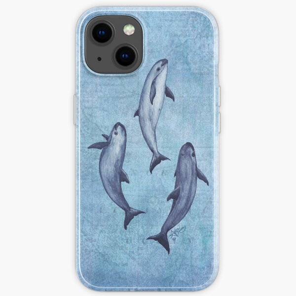 "Three Little Vaquitas" watercolor art by Amber Marine, © 2015 iPhone Soft Case